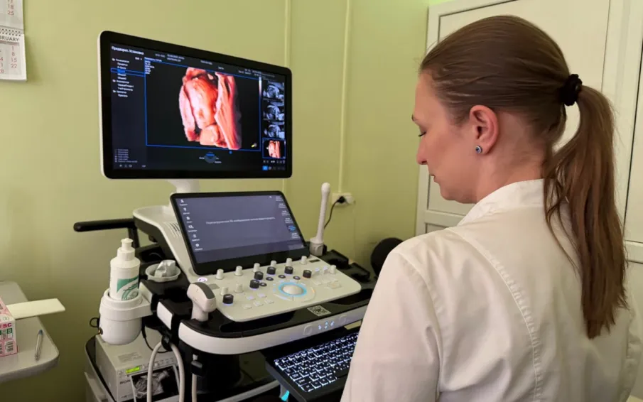 Новый УЗИ-аппарат для проведения обследований беременных появился в Клиническом диагностическом центре Нижнего Новгорода